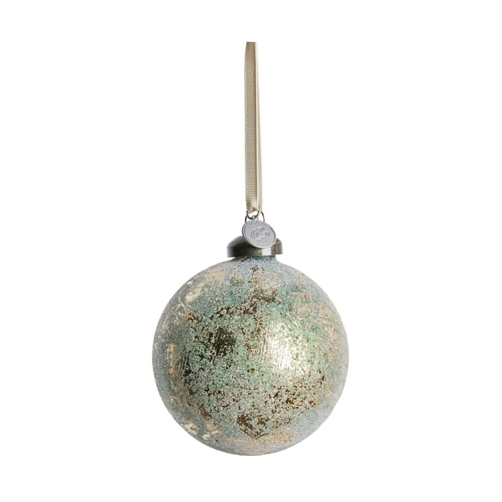 Clearena Christmas bauble Ø8 cm, Dusty green-gold Lene Bjerre