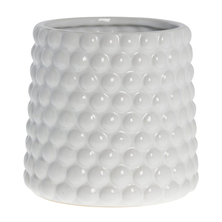 Dotsie flower pot Ø20 cm - White - Lene Bjerre