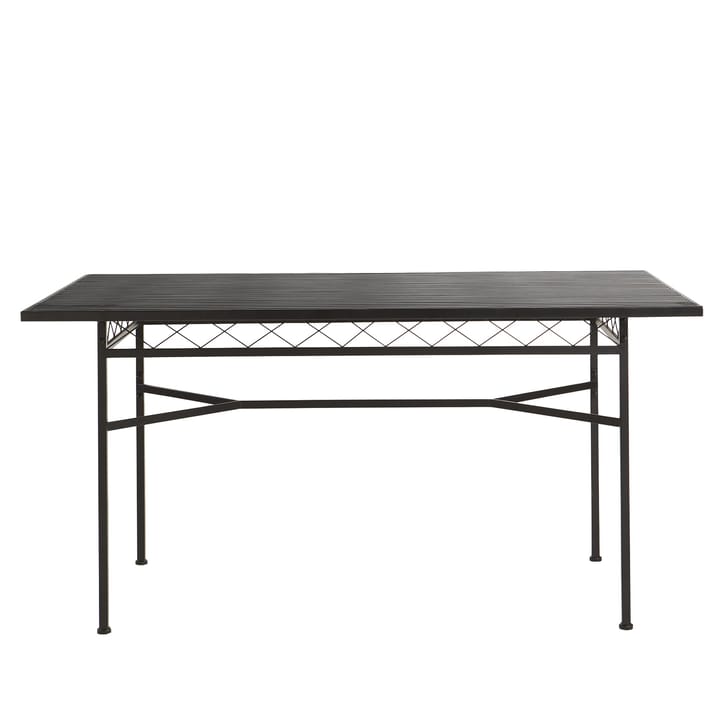 Gardia garden table 85x150 cm - Black - Lene Bjerre