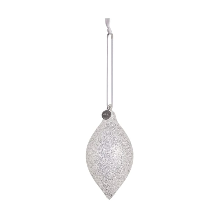 Glitteria decoration Christmas tree decoration 17 cm, Silver Lene Bjerre