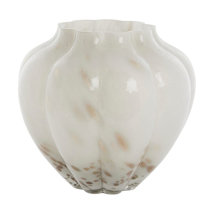 Mara vase 24.5x24.5 cm, Off white-light gold Lene Bjerre