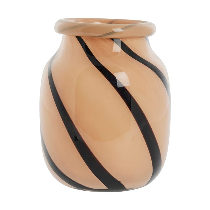 Marena vase Ø16 cm - Orange-black - Lene Bjerre