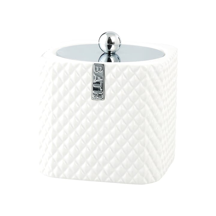 Marion jar 13.5 cm - White-silver - Lene Bjerre