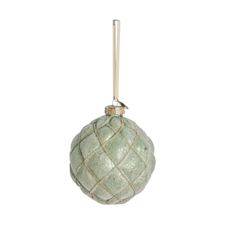 Norille Christmas bauble Ø11 cm, Dusty green, mesh Lene Bjerre