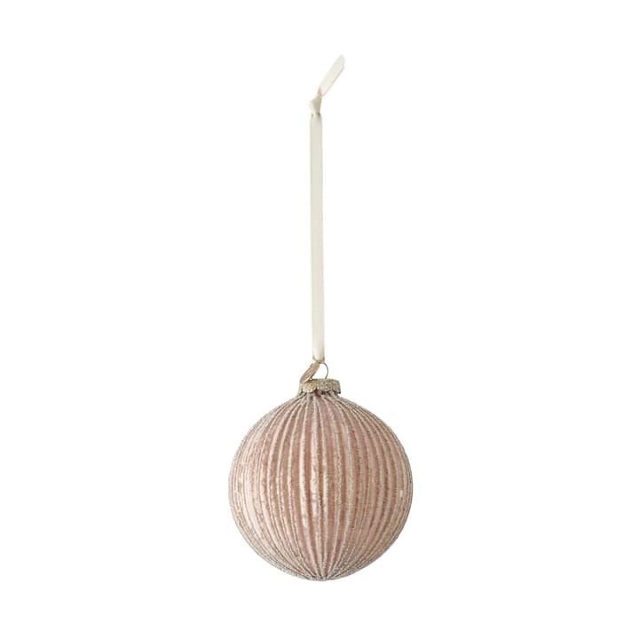 Norille Christmas bauble Ø11 cm - Powder, ribbed - Lene Bjerre