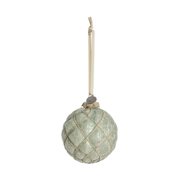 Norille Christmas bauble Ø9 cm, Dusty green mesh Lene Bjerre