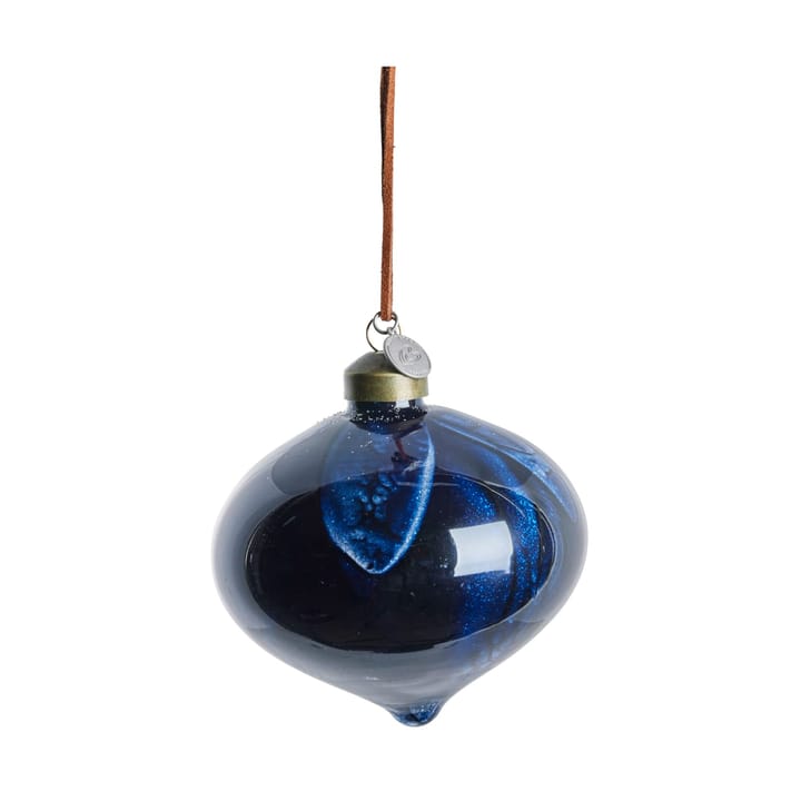 Nosille Christmas tree bauble 10 cm - Dark blue - Lene Bjerre