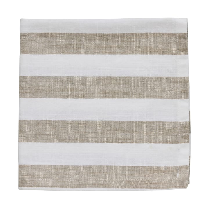 Olivia cotton napkin 40x40 cm, Off white-linen Lene Bjerre