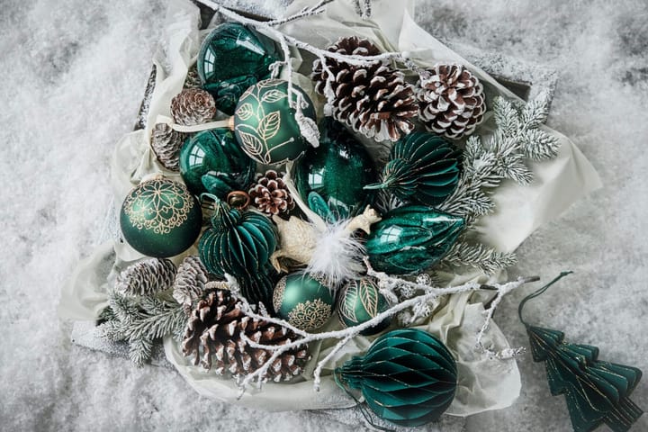 Pappia Christmas tree decoration 15 cm, Dark green Lene Bjerre