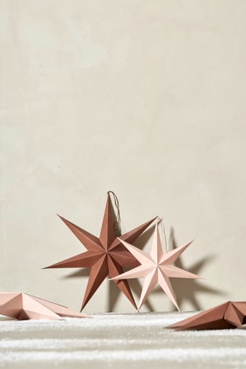 Pappia star 40 cm - Rose - Lene Bjerre