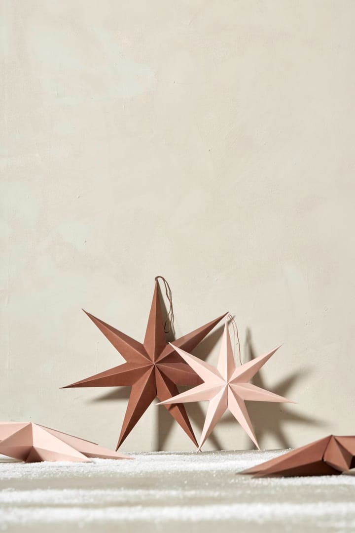 Pappia star 40 cm, Rose Lene Bjerre