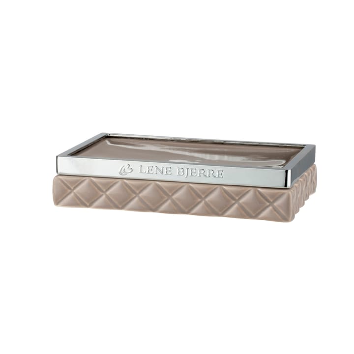 Portia soap dish - brown-silver - Lene Bjerre