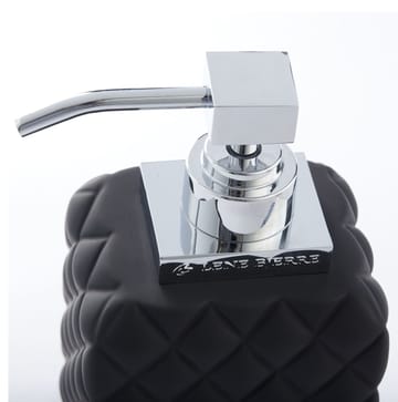 Portia soap dispenser - Black-silver - Lene Bjerre