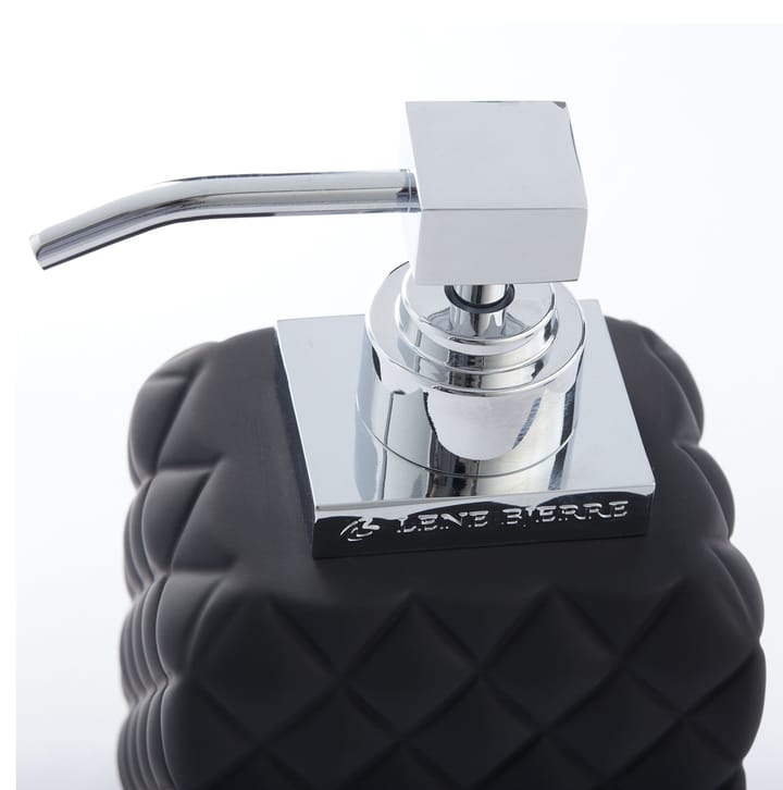 Portia soap dispenser, Black-silver Lene Bjerre