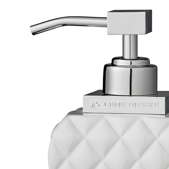 Portia soap dispenser, white-silver Lene Bjerre