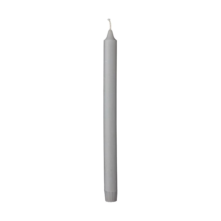 Rustic candle 28 cm, Light grey Lene Bjerre