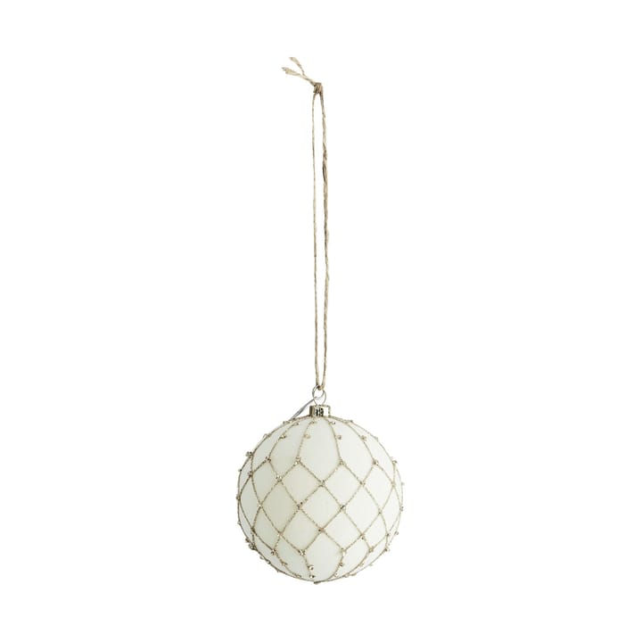 Sella Christmas bauble Ø8 cm, Off white Lene Bjerre