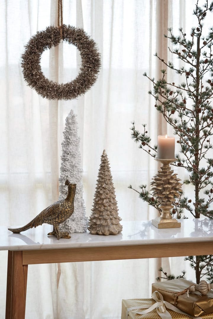 Semise decoration tree 33 cm, Light gold Lene Bjerre