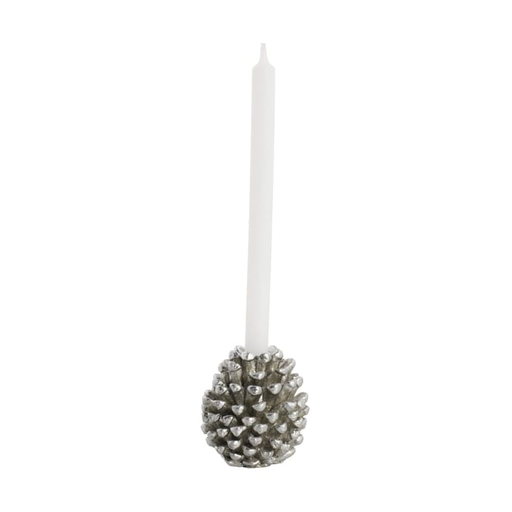 Serafina candle holder 6 cm, Antique silver Lene Bjerre