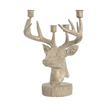 Serafina candle holder deer 31 cm - Antique gold light - Lene Bjerre