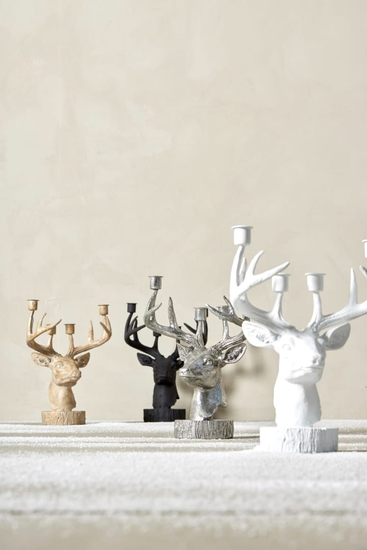 Serafina candle holder deer 31 cm, Silver Lene Bjerre