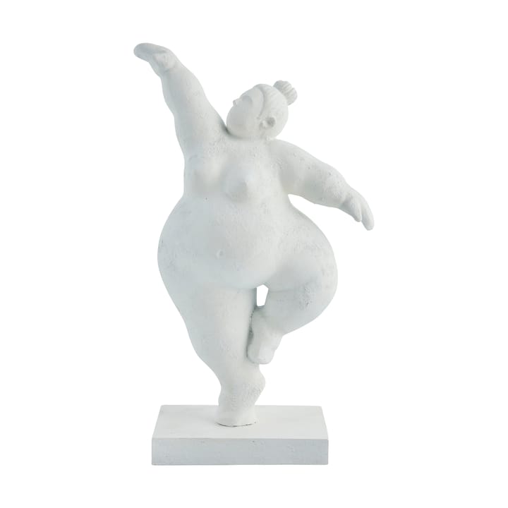 Serafina decoration woman on tiptoe 28.8 cm, White Lene Bjerre