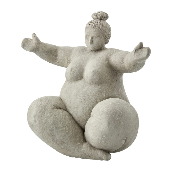 Serafina decorative embracing woman 24 cm, Grey Lene Bjerre