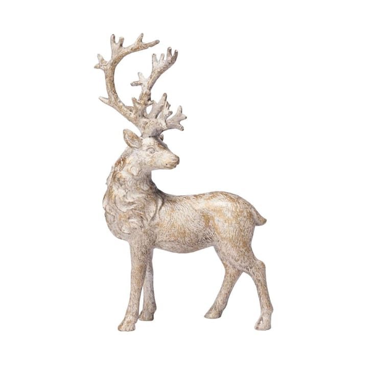 Serafina deer 14x7.5 cm, Antique gold light Lene Bjerre