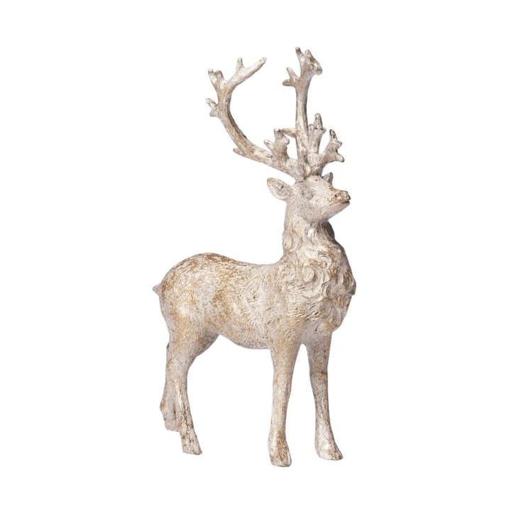 Serafina deer 14x8 cm, Antique gold light Lene Bjerre