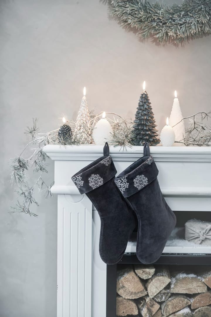 Stassia Christmas stocking 38 cm, Dark grey Lene Bjerre