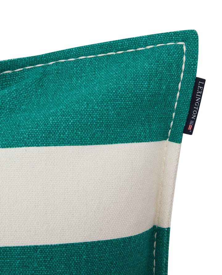 Blid Stripe Printed pillowcase 50x50 cm, Green-white Lexington