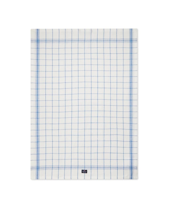 Checked kitchen towel 50x70 cm - White-blue - Lexington