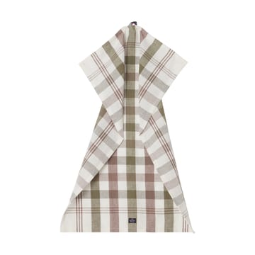 Checked Linen/Cotton kitchen towel 50x70 cm - Olive - Lexington