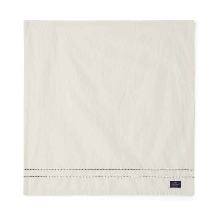 Cotton Linen napkin stitches 50x50 cm, Off-white Lexington