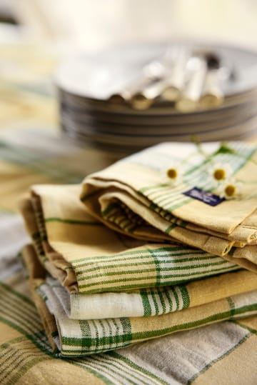 Easter Linen/Cotton kitchen towel 50x70 cm - Yellow-green - Lexington