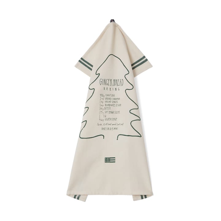 Gingerbread kitchen towel 50x70 cm, White-green Lexington