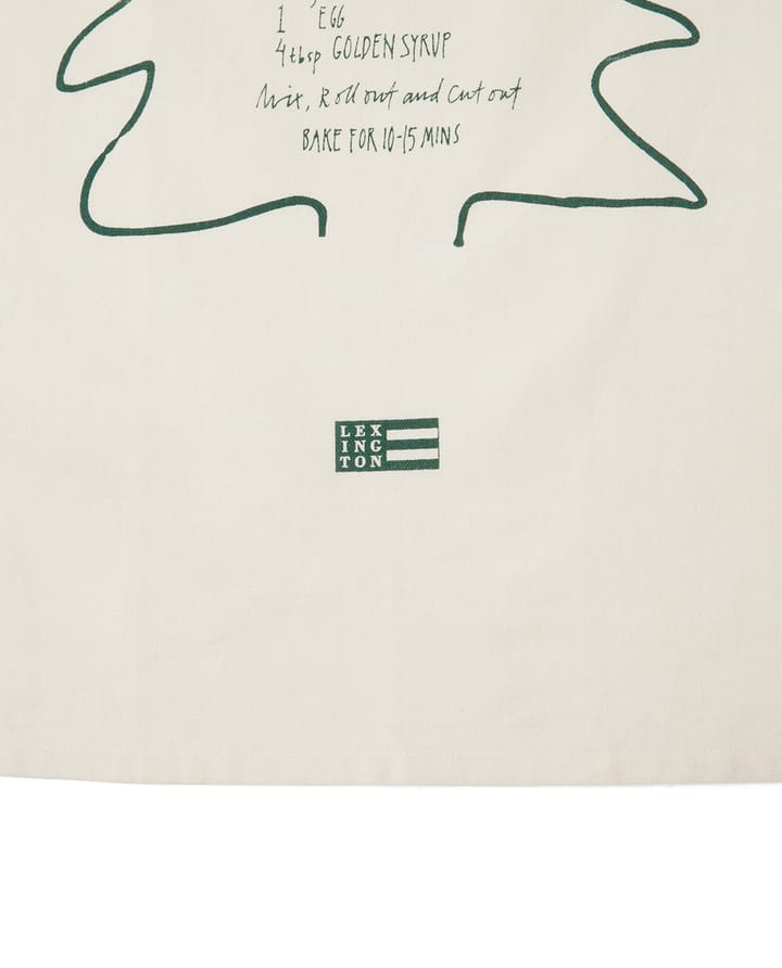 Gingerbread kitchen towel 50x70 cm, White-green Lexington