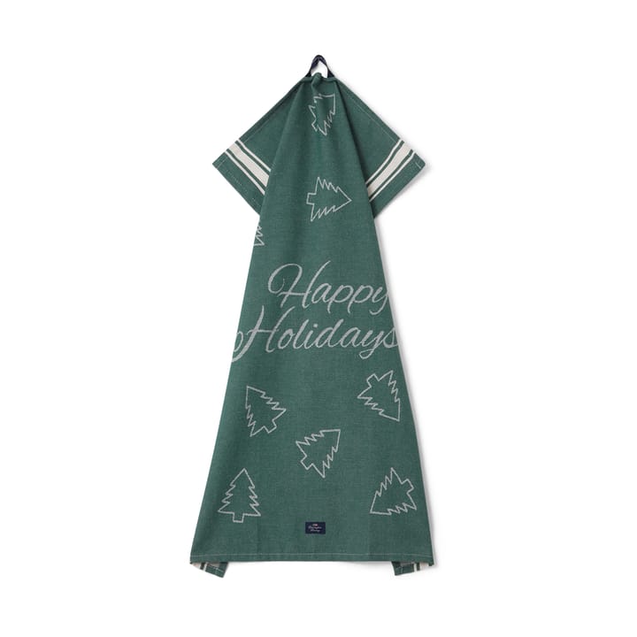 Happy Holidays kitchen towel 50x70 cm - Green - Lexington