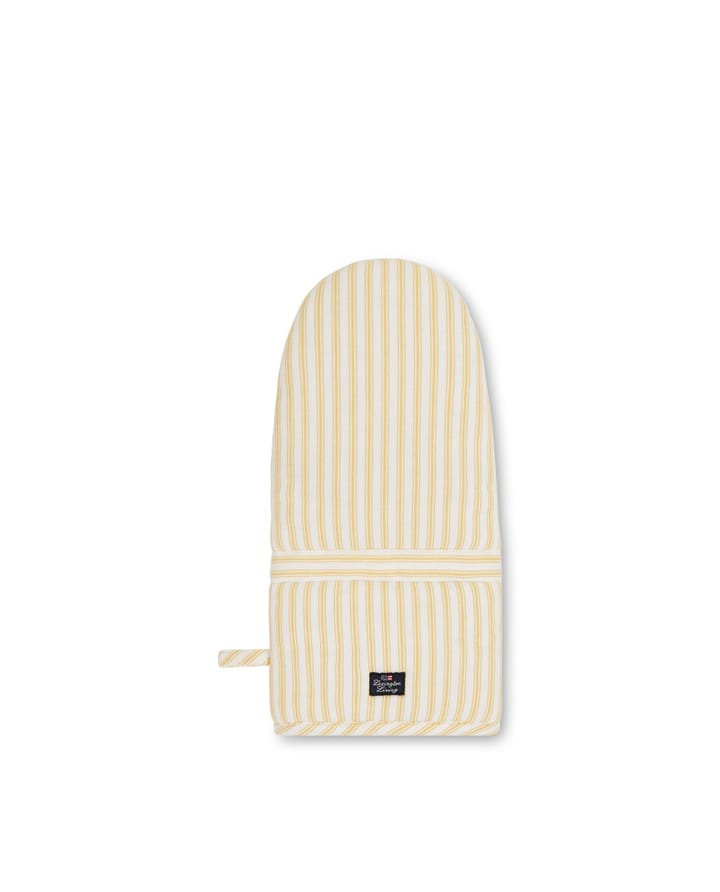 Icons cotton Herringbone glove one size, Yellow-white Lexington