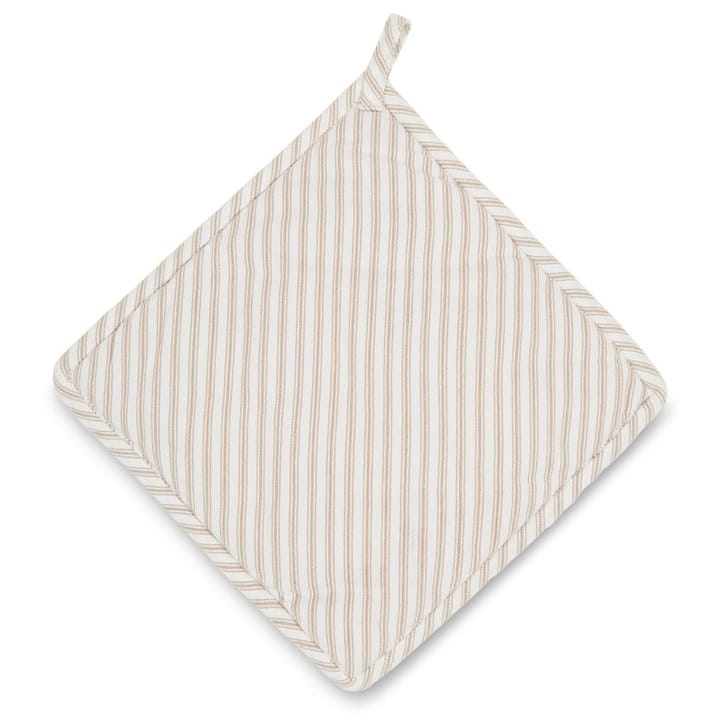 Icons Herringbone Striped pot holder, beige-white Lexington