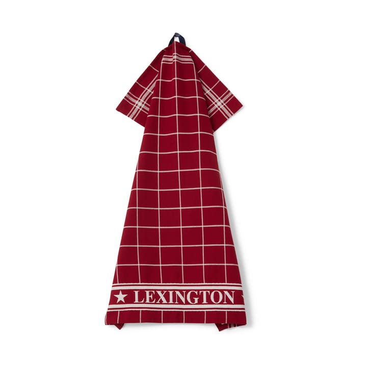 Lexington checked kitchen towel 50x70 cm, Red-white Lexington