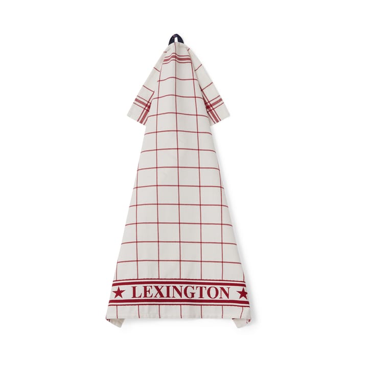 Lexington checked kitchen towel 50x70 cm - White-Red - Lexington