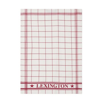 Lexington checked kitchen towel 50x70 cm - White-Red - Lexington