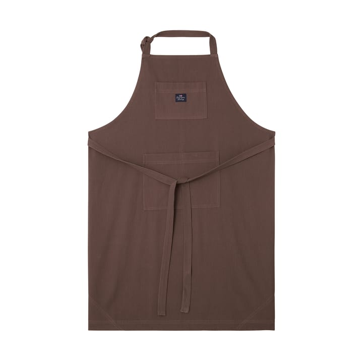 Organic Cotton apron, Brown Lexington