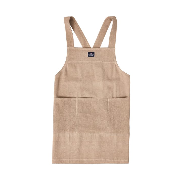 Organic Cotton Twill apron, Beige Lexington