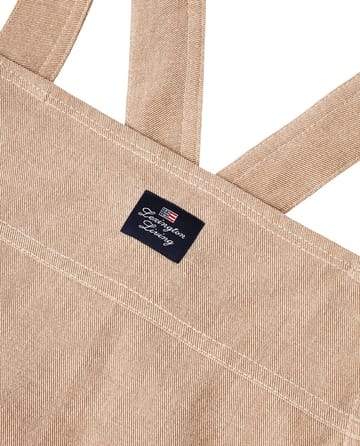 Organic Cotton Twill apron - Beige - Lexington