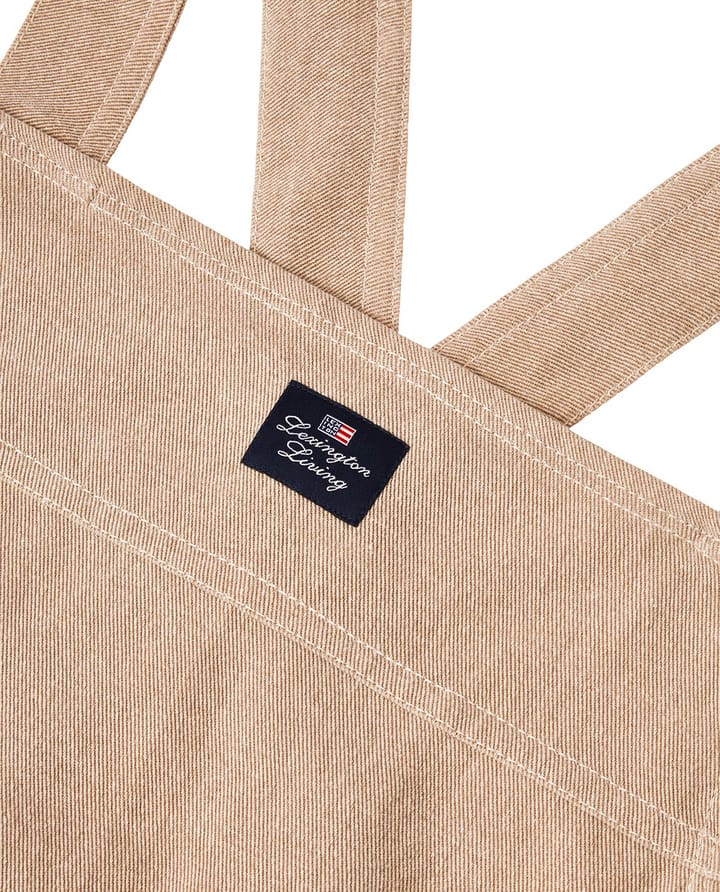 Organic Cotton Twill apron, Beige Lexington