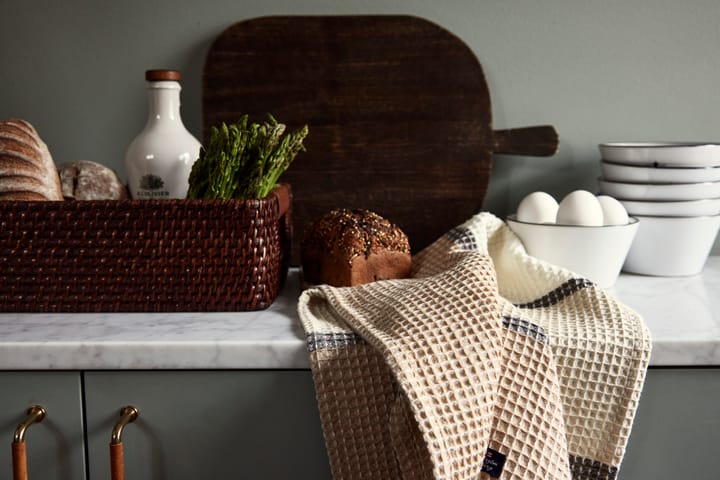 Organic Cotton Waffle kitchen towel 50x70 cm, Beige Lexington