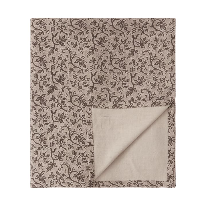 Printed Recycled Cotton tablecloth 150x350 cm, Light beige Lexington