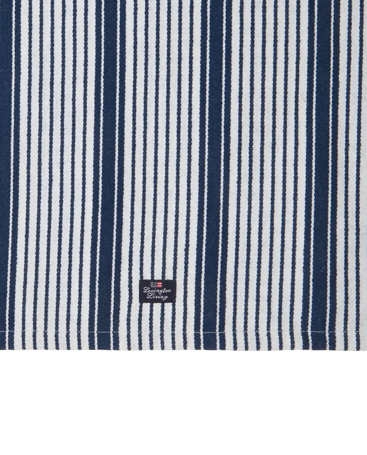 Striped organic cotton kitchen towel 50x70 cm, Navy Lexington